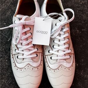 Goodoo White Leather Lace-Up Oxford Shoes size 11 – Cream – New With Tags